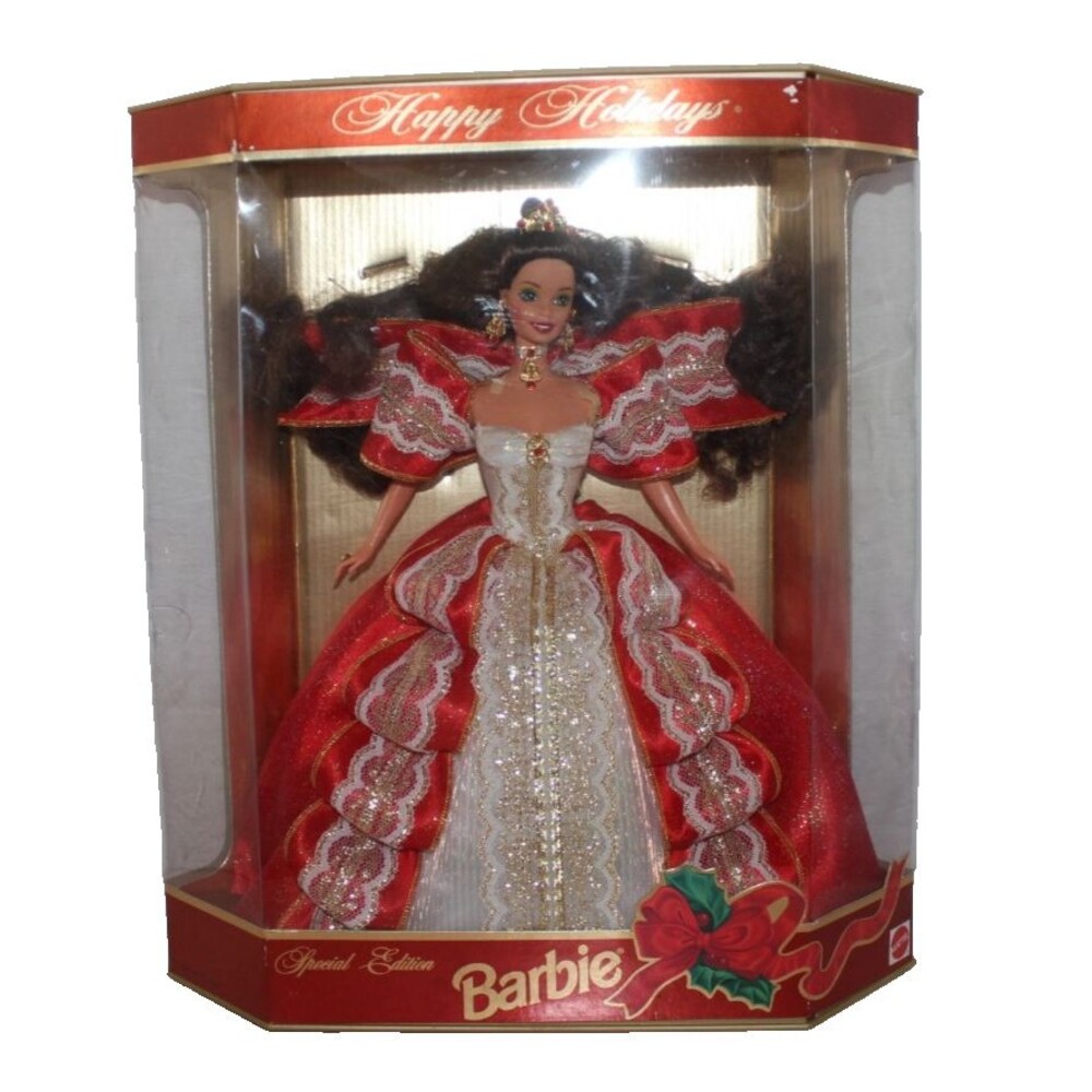 1997 Happy Holidays Barbie Special Edition 10th Anniversary Mattel 17832 NIB